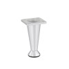 Picior Mobilă Argintiu 10cm, 5.5x5.5cm, Metalic, Modern, Reglabil, Bază Mobilier, Accesorii Mobilă