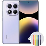 Telefon mobil Xiaomi Redmi Note 14 Pro, 8GB RAM, 256GB, 4G, Aurora Purple + Xiaomi High-capacity gel pen