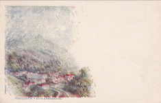 BAILE HERCULANE - Herkulesfurdo -Litho, necirculata, marca fixa, anii 1900 foto