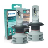 Set 2 LED-uri H4 PHILIPS Ultinon Pro5100 HL - +160% Lumina, 5800K, 12V 24V (Faza Scurta Lunga)