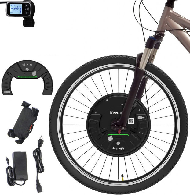 Kit conversie bicicleta electrica 36v 350W (roata fata 26 inch) IMOTOR 3