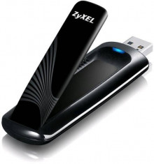 Adaptor Wireless ZyXEL NWD6605-EU0101F Dual-Band Wireless AC1200 USB 3.0 Negru foto