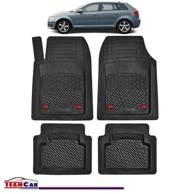 Covorase Auto TeamCar&amp;reg; Tip Tavita Compatibile Audi A3 8P Hatchback 5 uși (2003&amp;ndash;2013) foto