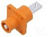 Conector alimentare DC, 1,5kV, 1 pini, seria ES-100A, {{Dimensiune pin}}. DEGSON ELECTRONICS - ESS-100A-16-B/S-OR-00