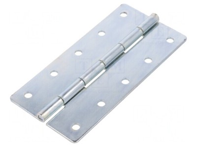 Balama oțel zincat 70mm x 145mm 10 orificii foto
