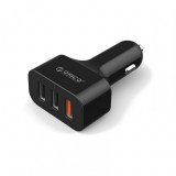 Incarcator auto USB Orico UCH-2U1Q Negru