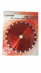 Disc motocositoare dublu sens 230mm 40T ROSU foto