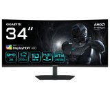 Monitor Gaming GIGABYTE G34WQC2 34 inch 3440x1440 Curvat 200Hz 1ms HDR Negru