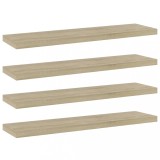 vidaXL Plăci Bibliotecă Stejar Sonoma 40x10x1.5cm PAL (Set 4) Rafturi Maro