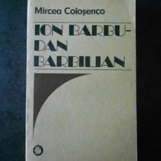 Mircea Colosenco - Ion Barbu. Dan Barbilian