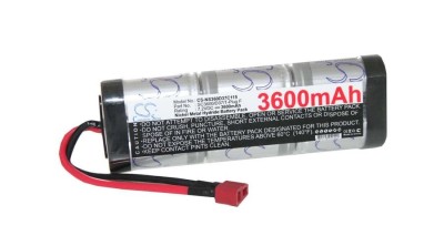 Baterie pentru unealtă de modelism VHWB &amp;ndash; 3600 mAh, 7.2 V NiMH, mufă T (f) foto