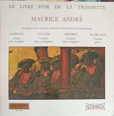 Disc vinil, LP. Le Livre D&amp;#039;Or De La Trompette-Maurice Andre foto