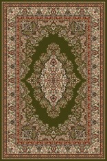 Covor Model Lotos 1524-310, Marime 80 x 150 cm, Verde, Inaltime Fir 8 mm, Antialergic, Polipropilena, Living, Dormitor, Sufragerie, Birou