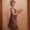 Foto OLIMPIA GROZOWSKA, anii 30, Opera Romana semnat verso format Carte Postala