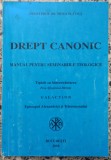 Drept canonic, manual pentru seminariile teologice - Mihai Platica
