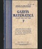 Gazeta Matematica - Revista - Anul LXXXVI, Nr. 7, Iulie 1981 - Culegere Exercitii Matematica