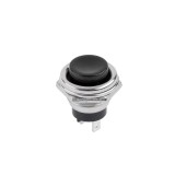 Buton FR NO 24x19mm negru 3A 125V