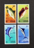 Kenya 1977 - Pești, pescuit, serie neuzata