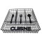 Suport organizare tacamuri Cuisine, 32 x 26 x 4cm, metal, negru