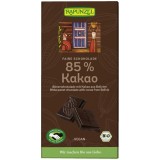 Ciocolata amaruie 85% cacao vegana, eco