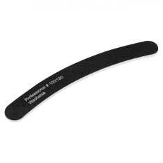 Pilă Unghii Profesională, Model 100/180, Lavabilă, Negru