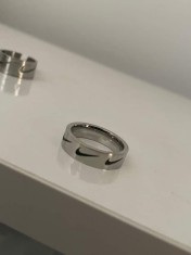 Inel nike personalizat realizat din otel inoxidabil foto