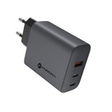 Cumpara ieftin Incarcator retea Forcell VT-42B 65W GaN USB-C + USB-C + USB-A PD QC4.0