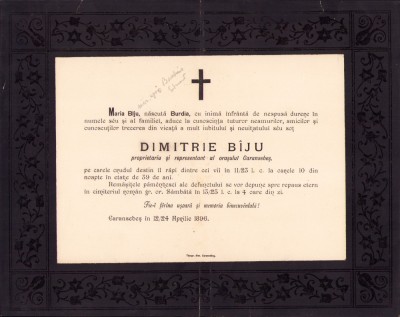 HST A730 Ferpar Dimitrie Biju reprezentant al orașului Caransebeș 1896 foto