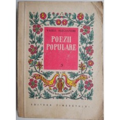 Poezii populare &ndash; Vasile Alecsandri