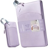 Innostyle Set Geantă Laptop 14 Impermeabilă + Geantă Gadget Violet