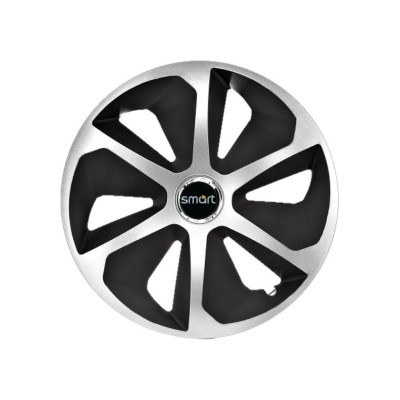 Set 4 capace roti Roco Gri-Negru R14 Compatibil Cu Smart foto