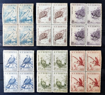 ROMANIA 1960 - Monumente ale naturii - Seria in bloc de 4 MNH** - LP 489 foto