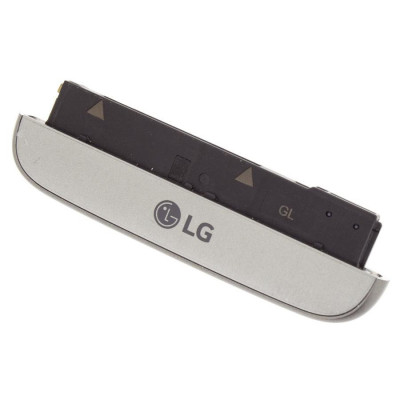 Flex Incarcare LG G5, H850, KIT Charging + Bottom Cover, Gri foto