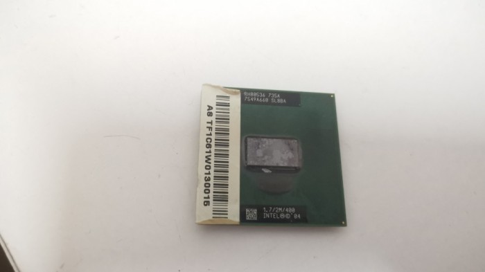 CPU Intel 1,7 Ghz 2M 400 RH80536 SL8BA 5100222195-14626