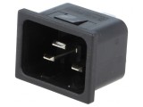 Conector Alimentare AC Tată 16A 250V IEC 60320