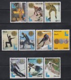 Paraguay 1981 - C&acirc;știgători la Jocurile Olimpice de Iarnă - Lake Placid, Serie + PA + Colita, SET COMPLET, 4 POZE, MNH
