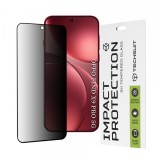 Folie de protectie Ecran Privacy Techsuit pentru Oppo Find X9 Pro, Sticla Securizata, Full Glue, 111D