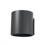 Lampă De Perete Orbis Antracit Aluminiu 1 Bec Cilindric Modern De Interior