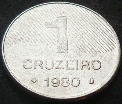 Moneda 1 CRUZEIRO - BRAZILIA, anul 1980 *cod 1304 B foto