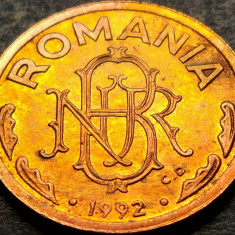 Moneda 1 LEU - ROMANIA, anul 1992 * cod 1116 D = UNC