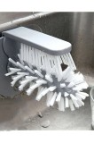 Perie dubla spalat pahare si recipiente Fresh Glass, cu ventuza, usor de utilizat, 18x12x12 cm, gri, Doty