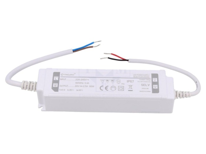 Alimentator LED compact 24VDC 2,5A IP67