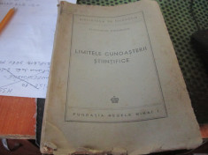 limitele cunoasterii stiintifice editata de fundatia regele mihai h35 foto