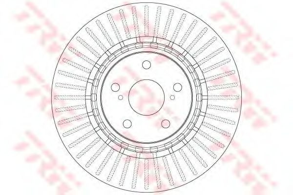 Disc frana TOYOTA RAV 4 IV (WWA4, AVA4, ZSA4, ALA4) (2012 - 2016) TRW DF6265