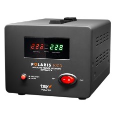Regulator de tensiune cu servomotor, 1000VA, tensiune la intrare 150-260V, delay 6-180s AVR-POLARIS-1000VA