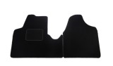 Set covorase auto mocheta velur Citroen Jumpy 02.2007-06.2016; Fiat Scudo (270) 02.2007-09.2016; Peugeot Expert 02.2007-07.2016, negru, 3 locuri