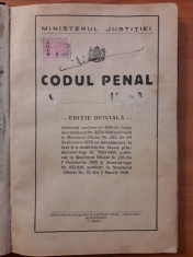 Codul Penal Carol al II-lea - Editie Oficiala 1940 / R8P2F foto