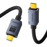 Cumpara ieftin Cablu USB4 Thunderbolt 5 AGFINEST, 80Gbps, 240W, 8K@60Hz, 1.2m, Negru