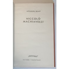 NICCOLO MACHIAVELLI de ALEXANDRU BALACI , 1969