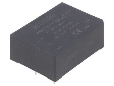 Convertor AC/DC 15W 15VDC AME15-15SCJZ foto